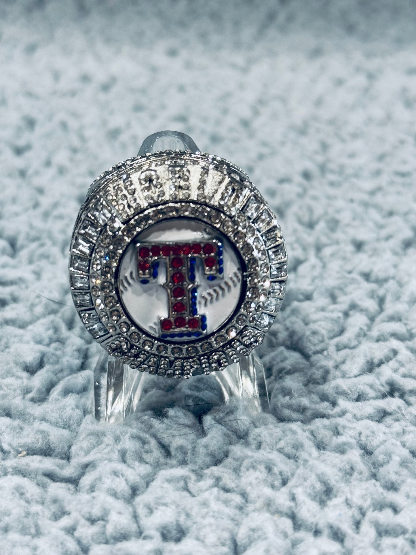 Texas Rangers World Series Champs Ring (Seager) Free Shipping!