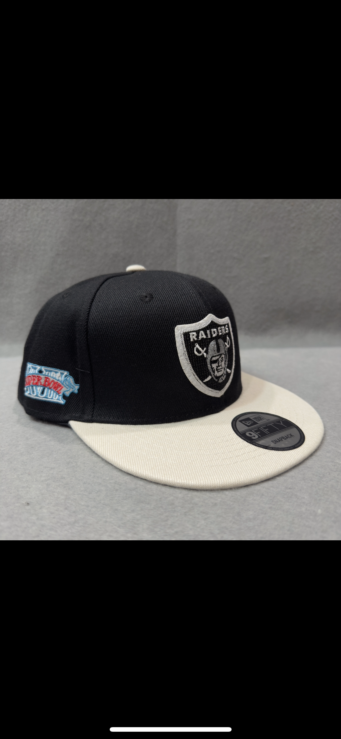 Las Vegas Raiders Super Bowl XVIII SnapBack Cap - Free Shipping!