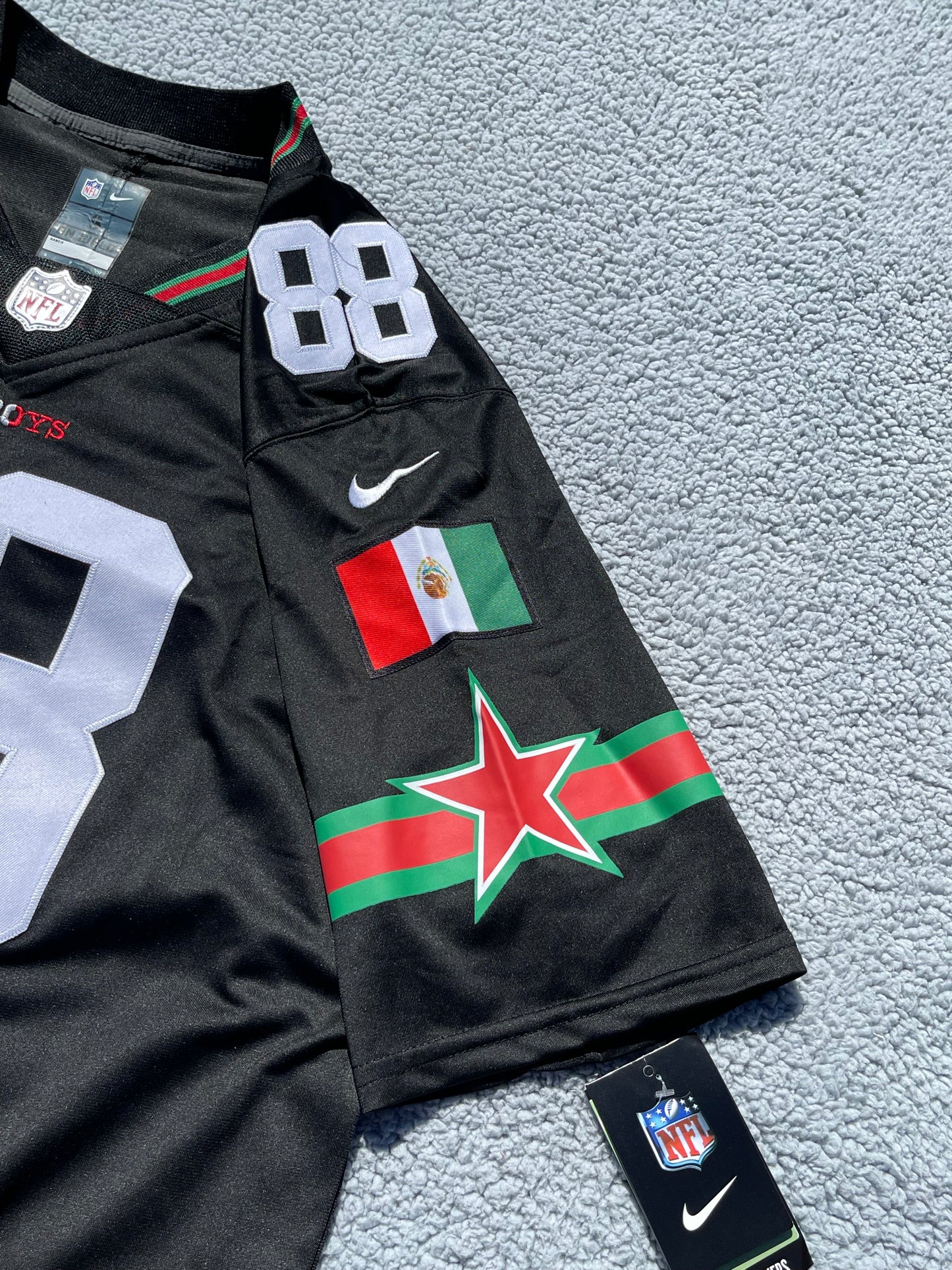CeeDee Lamb Cowboys "Mexico" Black Jersey - FREE Shipping!