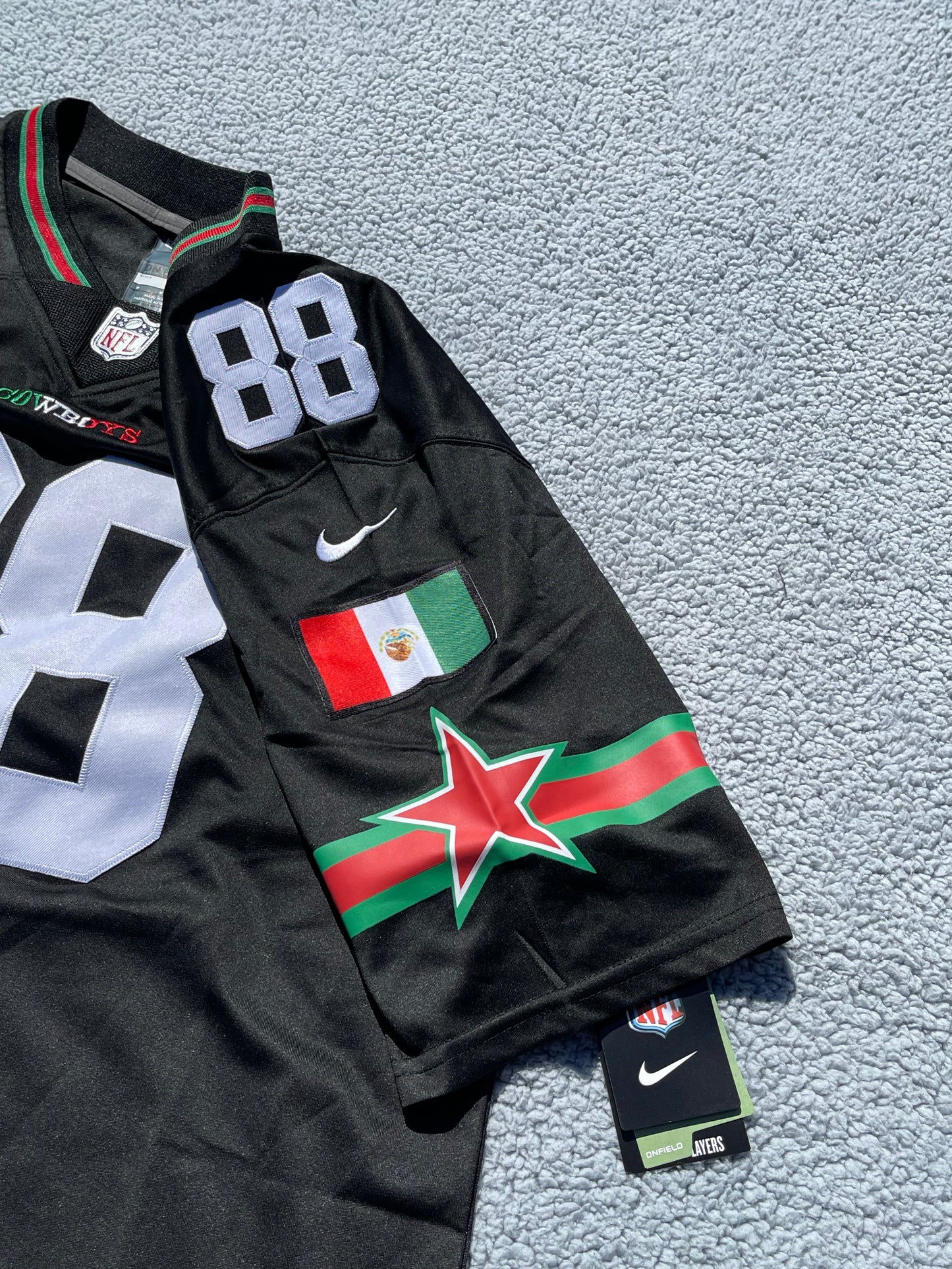 CeeDee Lamb Cowboys "Mexico" Black Jersey - FREE Shipping!