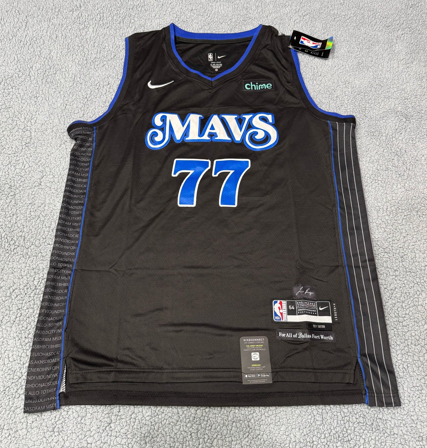 Luka Doncic City Connect Chime Jersey (M,L,XXL)