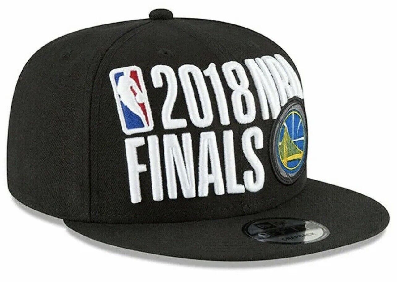 Golden State Warriors Hat Cap Snap Back Black Finals 2018 New Era Curry Thompson