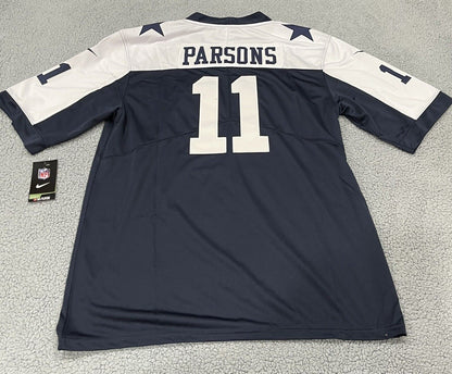 Dallas Cowboys Micah Parsons Jersey Adult Medium Blue White Stitched Football 11