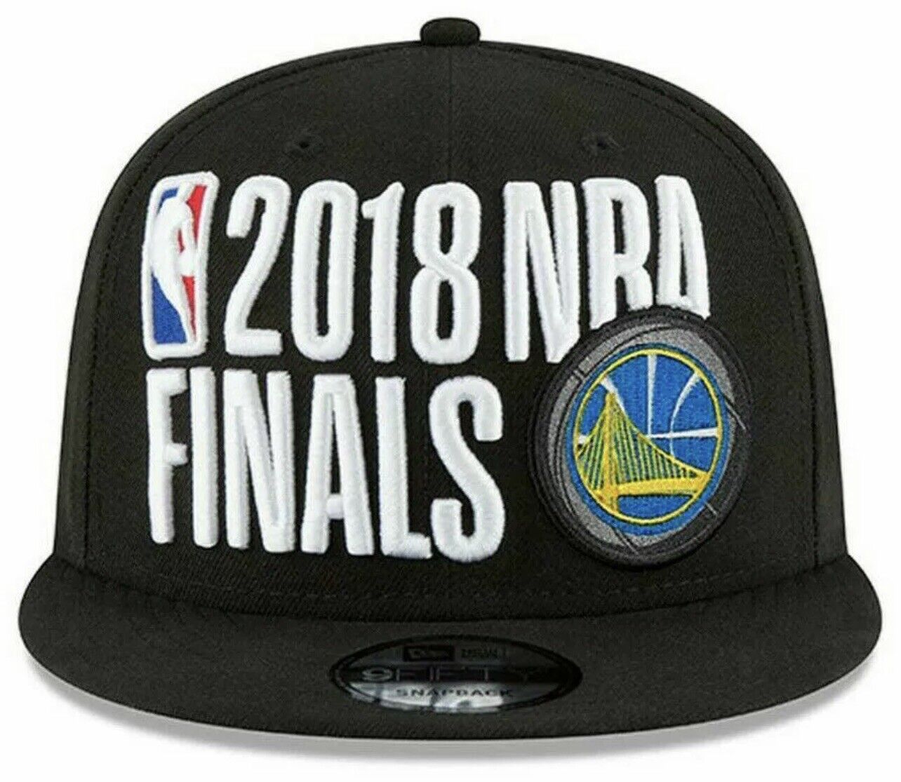 Golden State Warriors Hat Cap Snap Back Black Finals 2018 New Era Curry Thompson