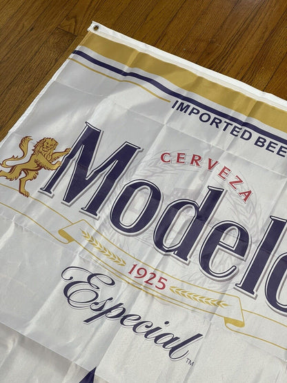 Dallas Cowboys Modelo Beer Flag Banner 3x5 White Blue Gold Cerveza Star NFL RARE