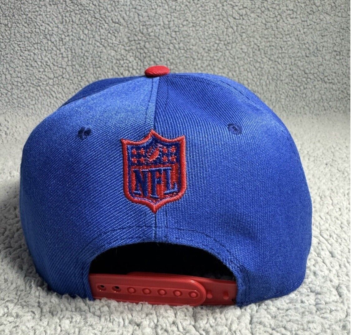 New York Giants Hat Cap Snap Back Blue Red NFC East Patch New Era Football NFL