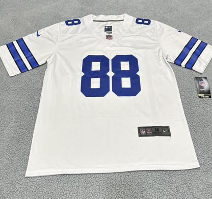 Dallas Cowboys CeeDee Lamb Jersey Mens Medium White #88 Blue Letters Home DC4L