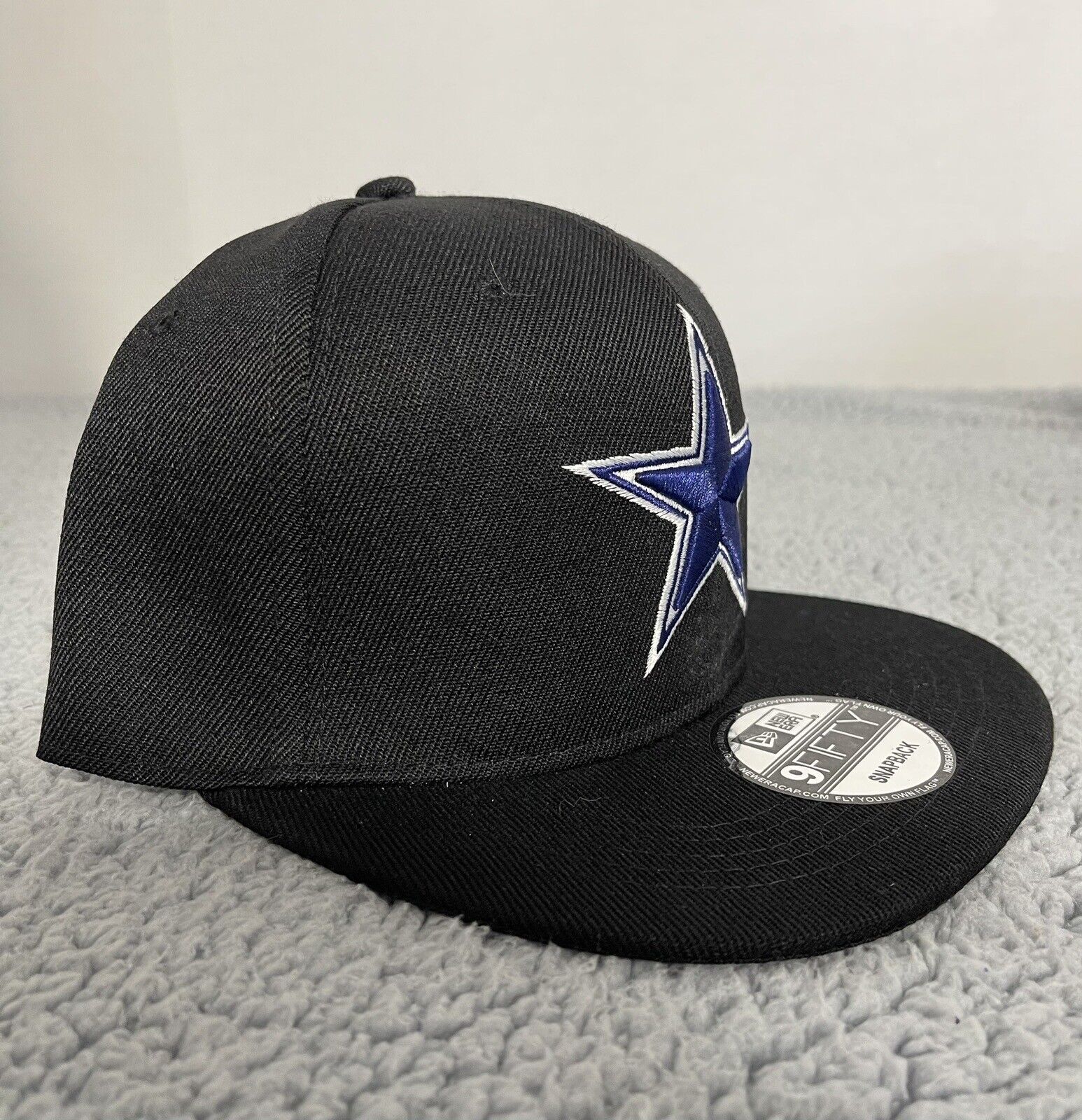 Dallas Cowboys Snapback Hat Cap Black Blue New Era Star Lamb Parsons Aikman NFL