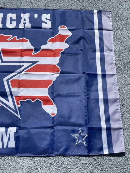 Dallas Cowboys Flag 3x5 ft America’s Team Banner Blue USA Red White Star NFL NEW