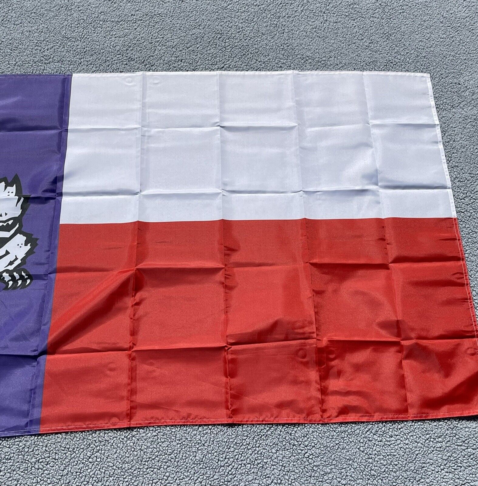 TCU FLAG Texas Christian University 3x5 Horned Frogs Purple Red White TX Banner