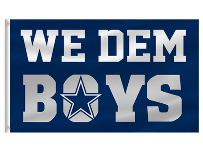 Dallas Cowboys Flag We Dem Boys 3x5Ft Blue Silver Wiz Khalifa Boyz Lamb Parsons