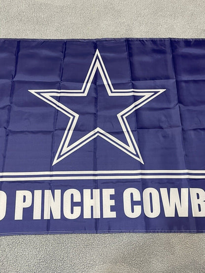 Dallas Cowboys Flag Puro Pinche 3x5ft Blue Star Double Mexican Hispanic Spanish