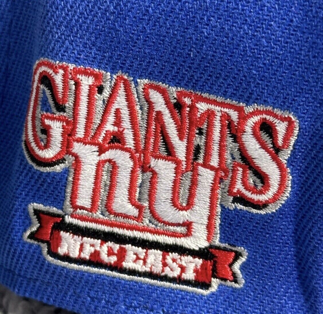 New York Giants Hat Cap Snap Back Blue Red NFC East Patch New Era Football NFL