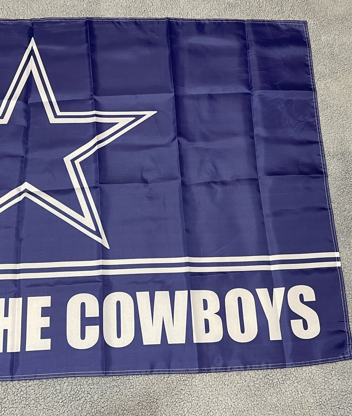 Dallas Cowboys Flag Puro Pinche 3x5ft Blue Star Double Mexican Hispanic Spanish