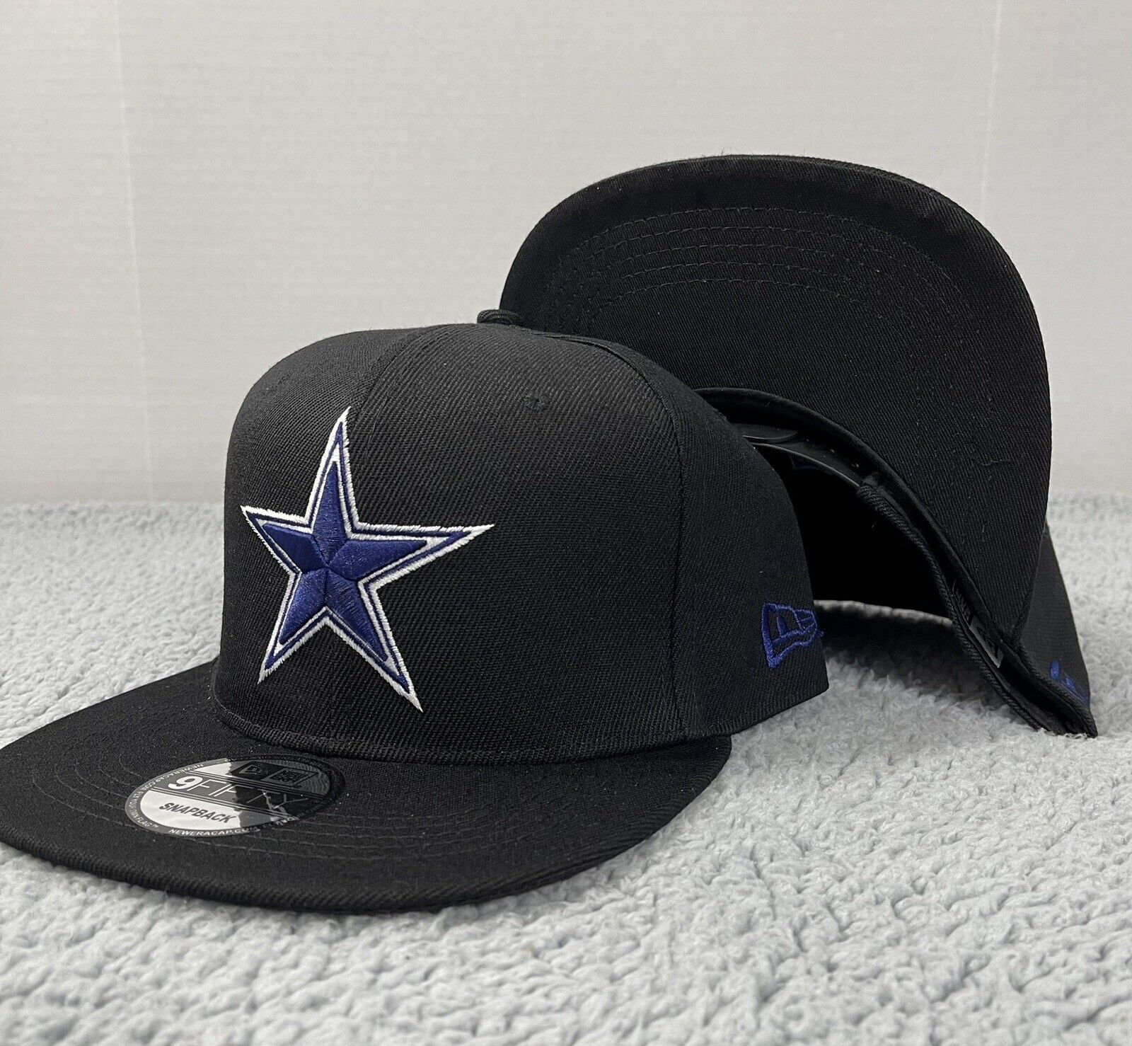 Dallas Cowboys Snapback Hat Cap Black Blue New Era Star Lamb Parsons Aikman NFL