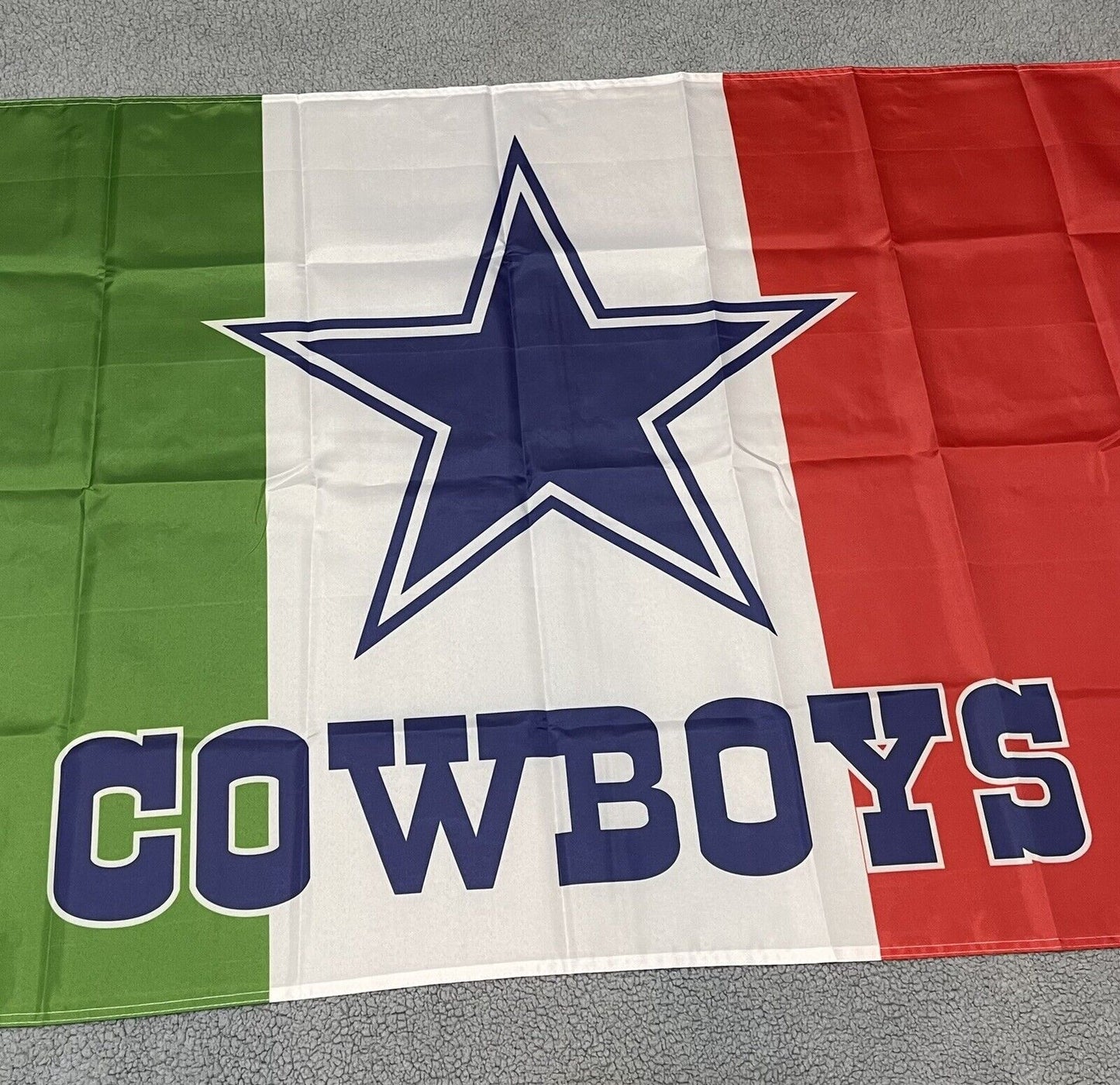 Dallas Cowboys Mexico Flag 3x5 foot Red White Green Parsons Lamb Diggs Alarcon