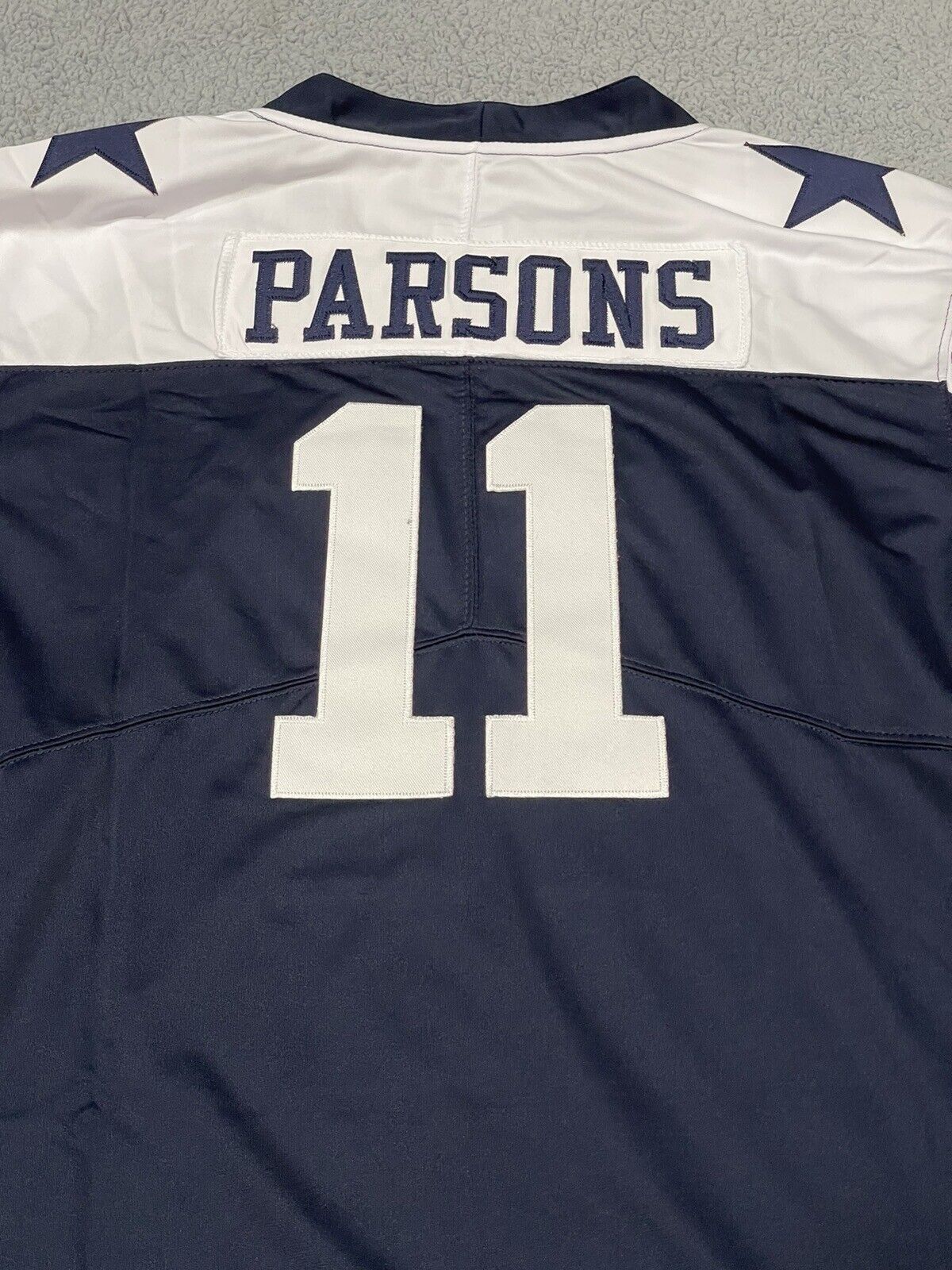 Dallas Cowboys Micah Parsons Jersey Adult Medium Blue White Stitched Football 11