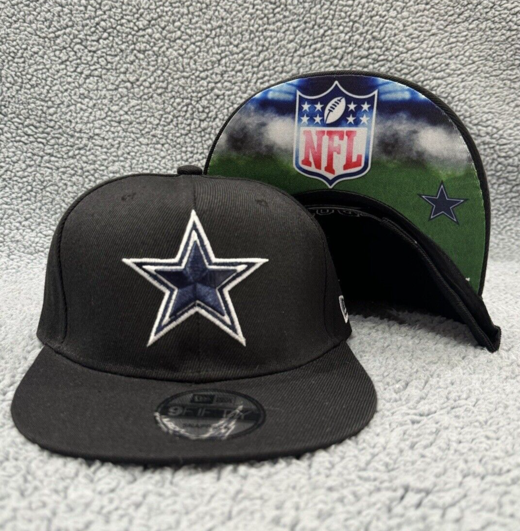 Dallas Cowboys Hat Cap Snapback Black New Era NFL Mural Undervisor Lamb Parsons