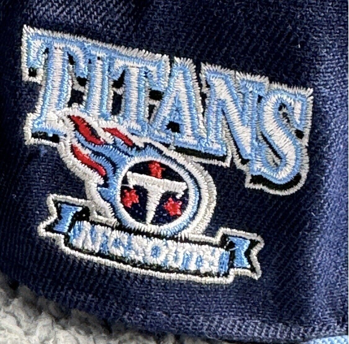 Tennessee Titans Hat Cap Snapback Blue New Era AFC South Patch NFL Football Logo