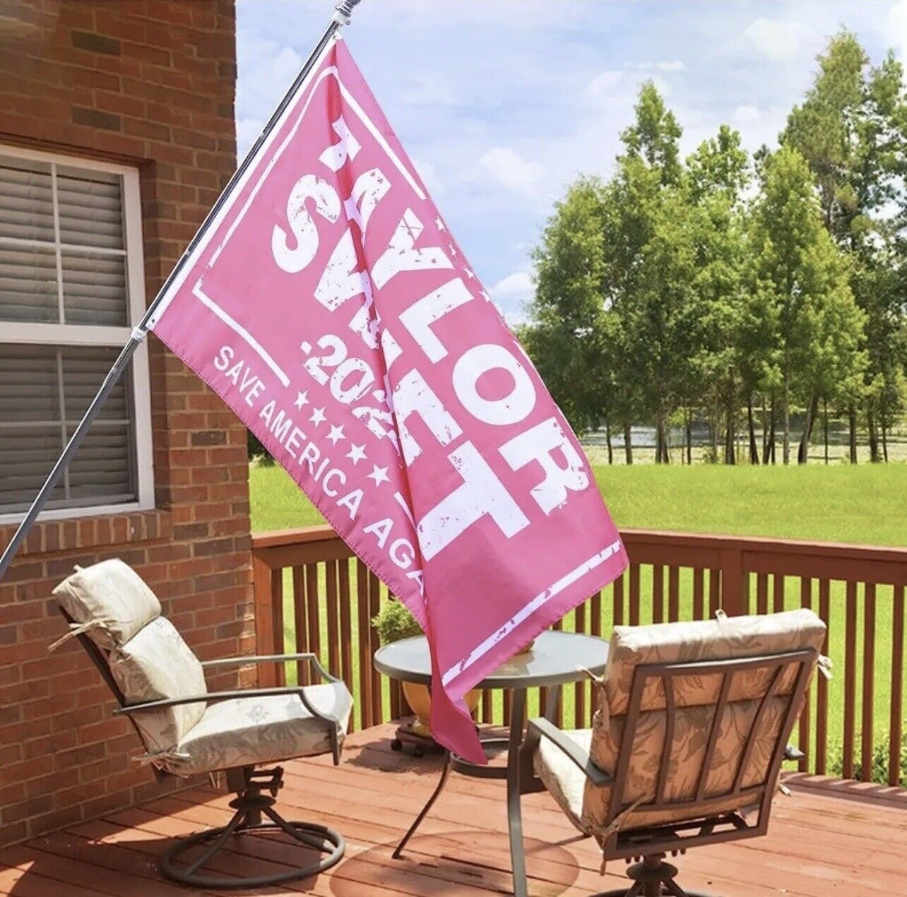 Taylor Swift Flag 3x5 foot Pink 2024 Travis Kelce Chiefs Eras Banner 1989 Lover