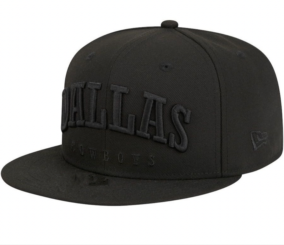 Dallas Cowboys “Black Out” SnapBack Cap - New Era