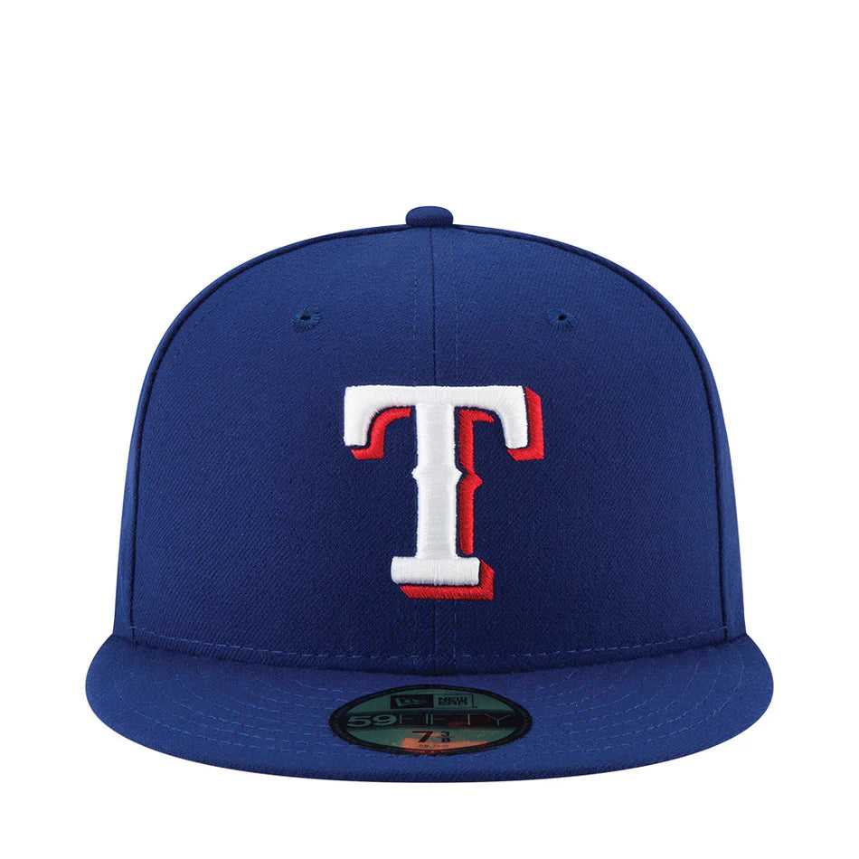 Texas Rangers Blue Fitted Cap - New Era