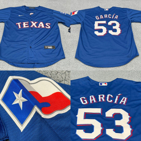 Texas Rangers Adolis Garcia Jersey (Blue) M L XL 2XL