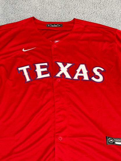 Texas Rangers Corey Seager Jersey (Red) XL & 2XL