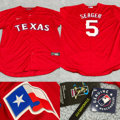 Texas Rangers Corey Seager Jersey (Red) XL & 2XL