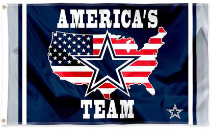 Dallas Cowboys "America's Team" 3x5 foot Flag