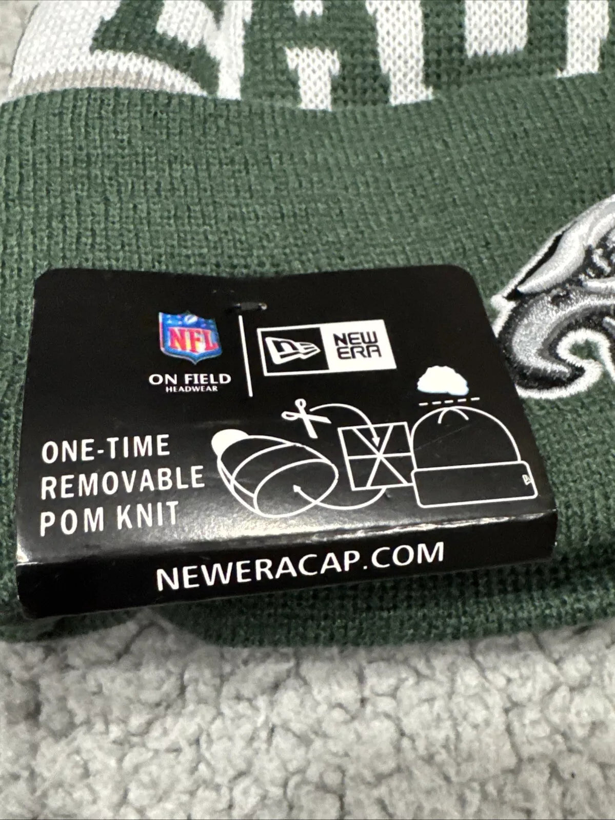 Philadelphia Eagles Beanie Cap - New Era  (Free Shipping)