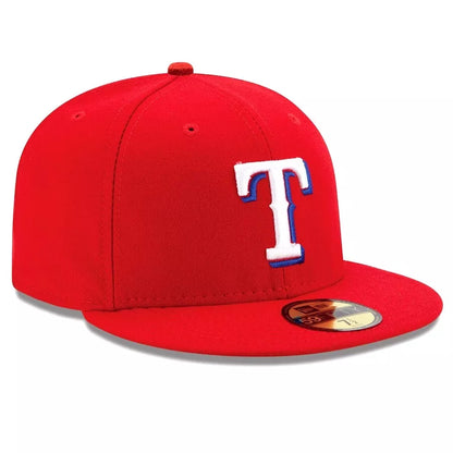 Texas Rangers Red Fitted Cap - New Era